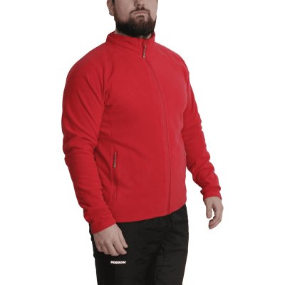Pescara Fleecejacka Herr Röd