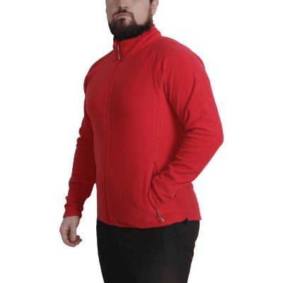 Pescara Fleecejacka Herr Röd