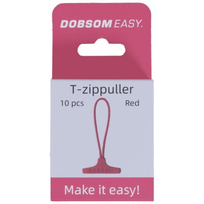 T-zippuller 10-pack Röd