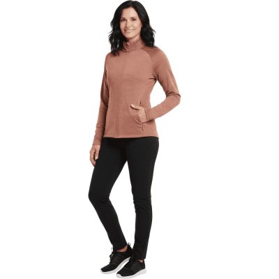 Kumo Träningströja Dam med Magnetisk Dragkedja Brun