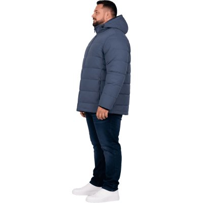 Torino Vinterjacka Herr Blågrå Plus Size