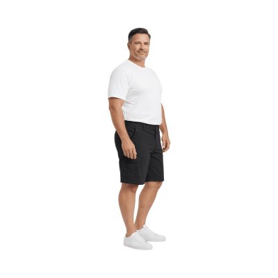 Nebraska Shorts Herr Svart Plus Size