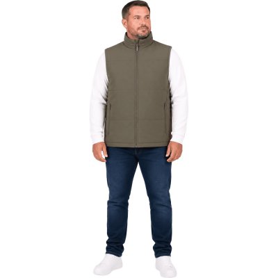 Sestri Vest Herr Grön Plus Size
