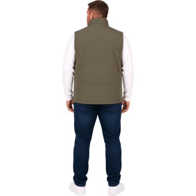 Sestri Vest Herr Grön Plus Size