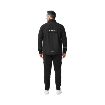 Walker Träningsjacka Herr Svart Plus Size